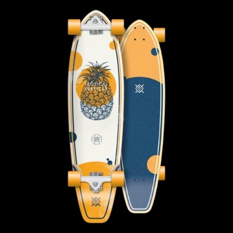Flying Wheels Tropical 35'' Surfskate completo
