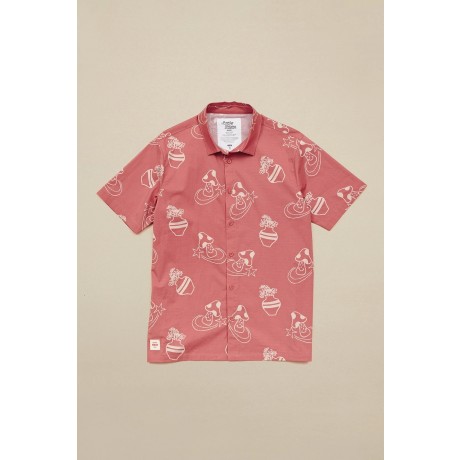 Globe Underground Holiday red smoke 2022 camisa