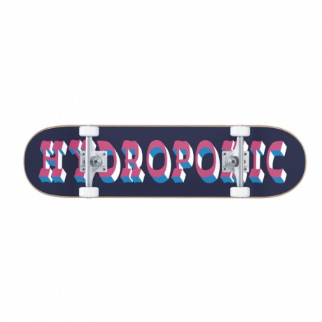 Hydroponic West navy 8" skateboard completo