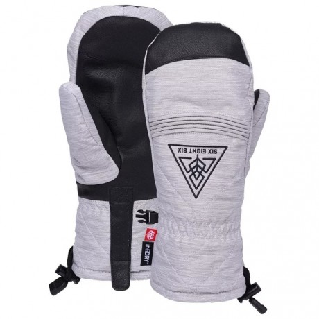 686 Jubilee white heather 2023 manoplas de snowboard de mujer