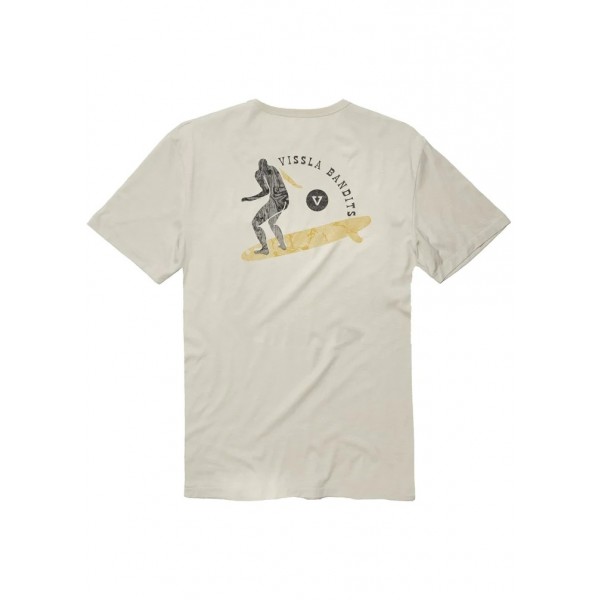 Vissla Shadow Bandit bone 2023 camiseta