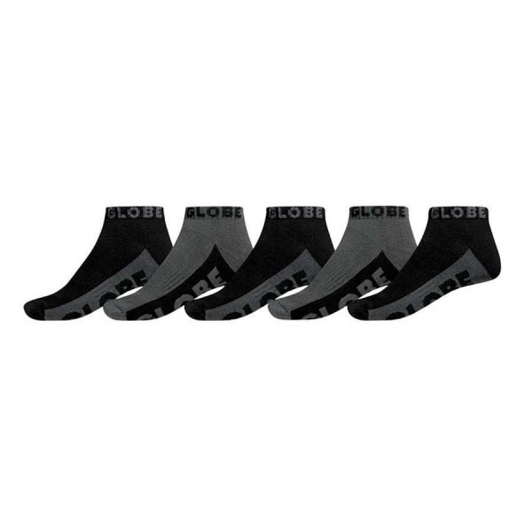 Globe black grey ankle 5 pack 2022 calcetines
