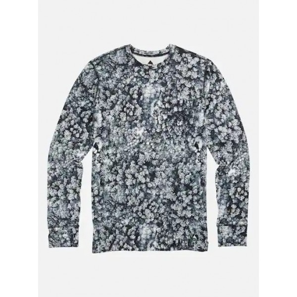 Burton midweight crew aerial pines 2023 camiseta técnica de snowboard