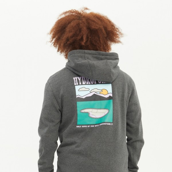 Hydroponic Bowl dark heather grey sudadera