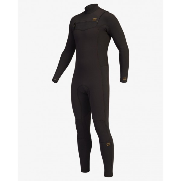 Billabong Revolution chest zip 4/3mm black clay traje de neopreno