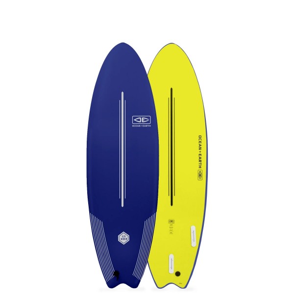 Ocean Earth EZI rider 6.0" navy sofboard