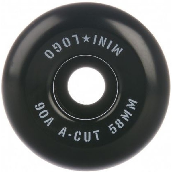 Mini logo A cut hybrid 58mm 90A black Ruedas de skateboard