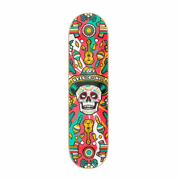 Hydroponic Mexican Skull red 8.0" tabla skateboard