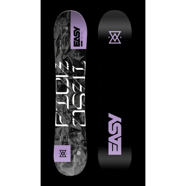 Easy Pink Torsion 2023 Tabla de snowboard de mujer