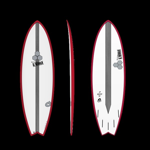 TORQ CHANEL ISLAND  POD MOD X LITE 5.10''  red rail pinline TABLA DE SURF