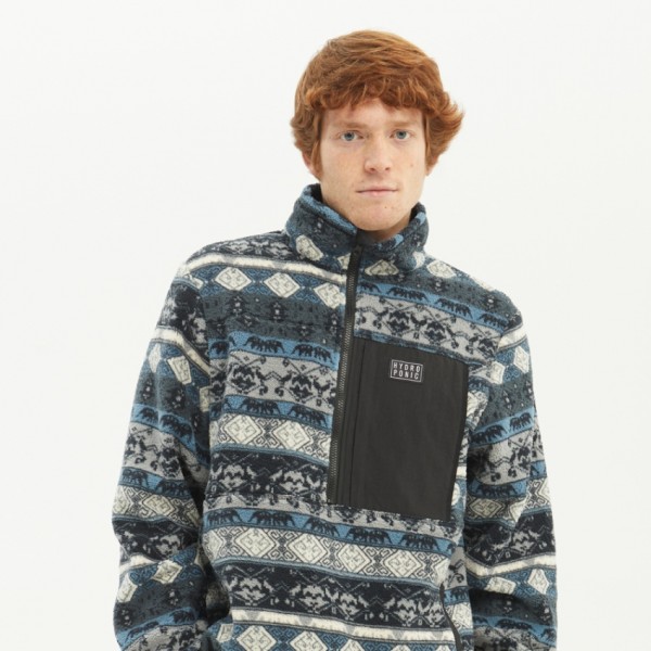 Hydroponic Rumble blue grey navajo sudadera 