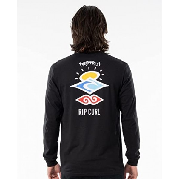 Rip Curl Search Icon black 2023 camiseta manga larga