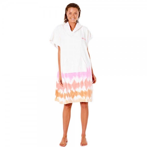 Rip Curl Sun Drenched Hooded towel pink poncho