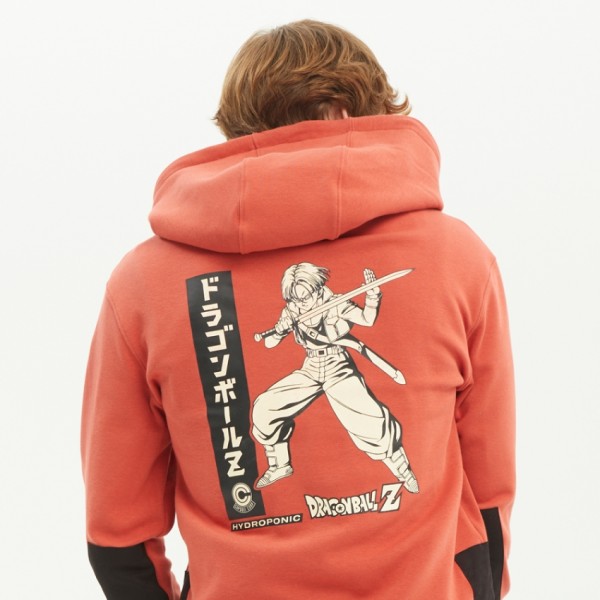 Hydroponic Dragon Ball Z Trunks terracota sudadera