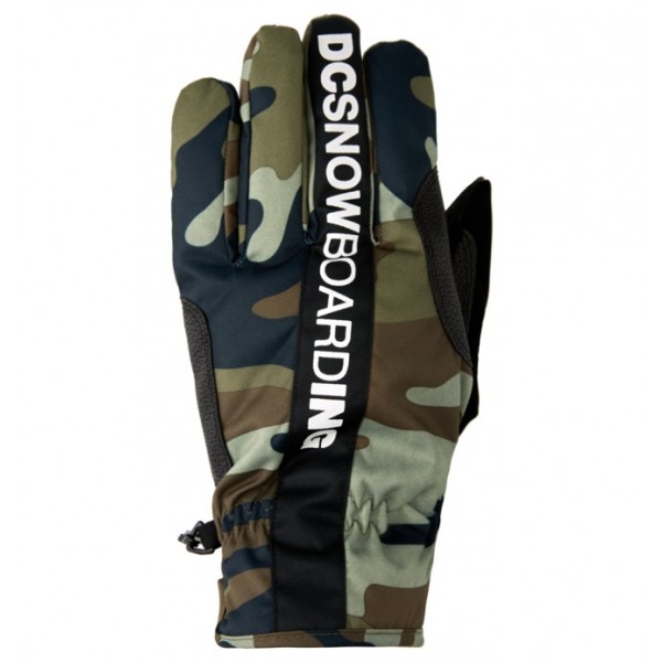 Dc Salute woodland camo green xgck 2023 guantes de snowboard