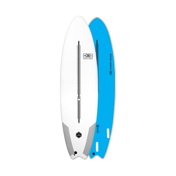 Ocean Earth EZI rider 7.0" white sofboard